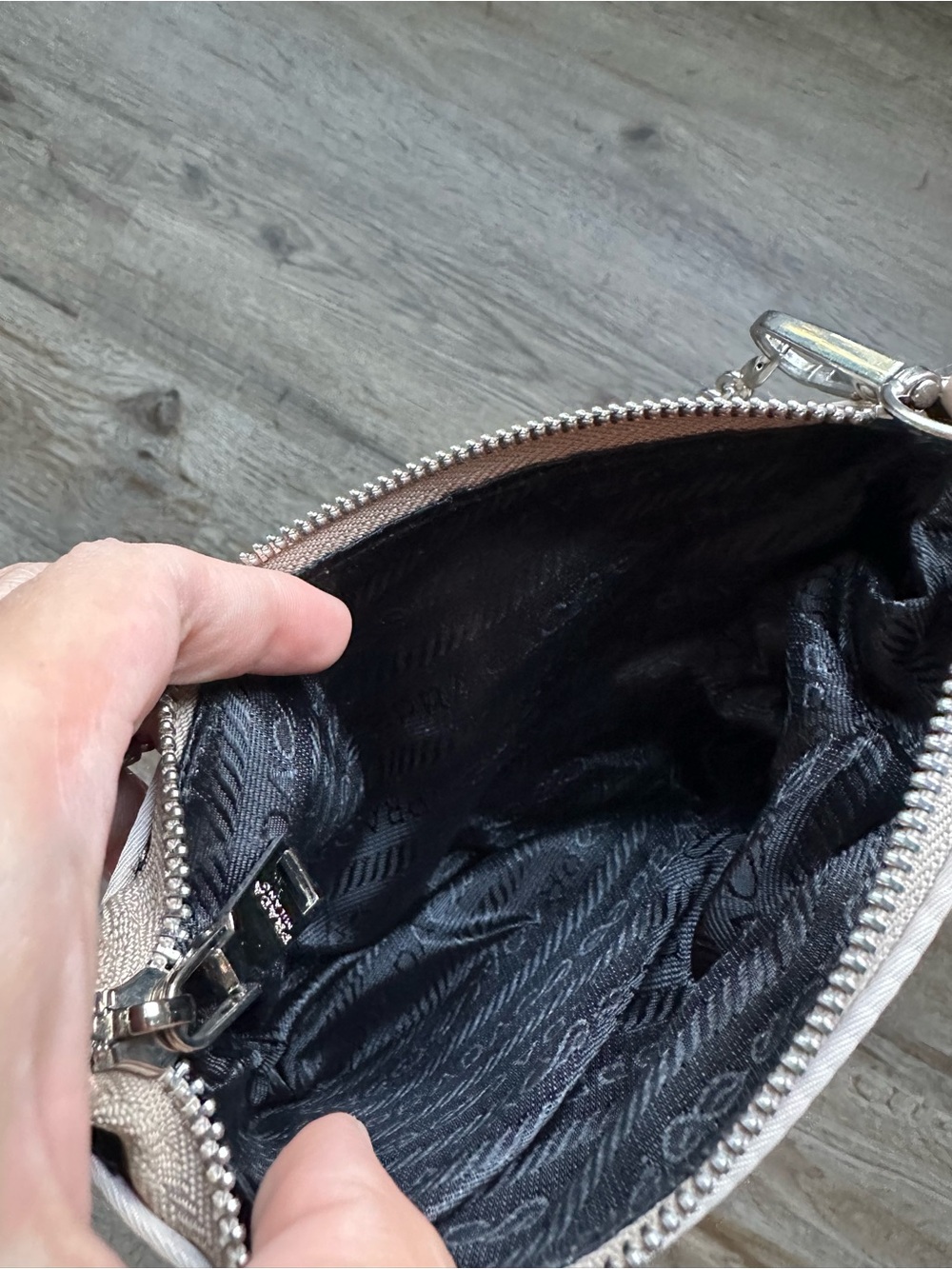 Prada Cream Mini Shoulder Bag - Picture 6 of 7